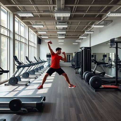 gimnasio 24 horas Gimnasio by Sr. Fernando